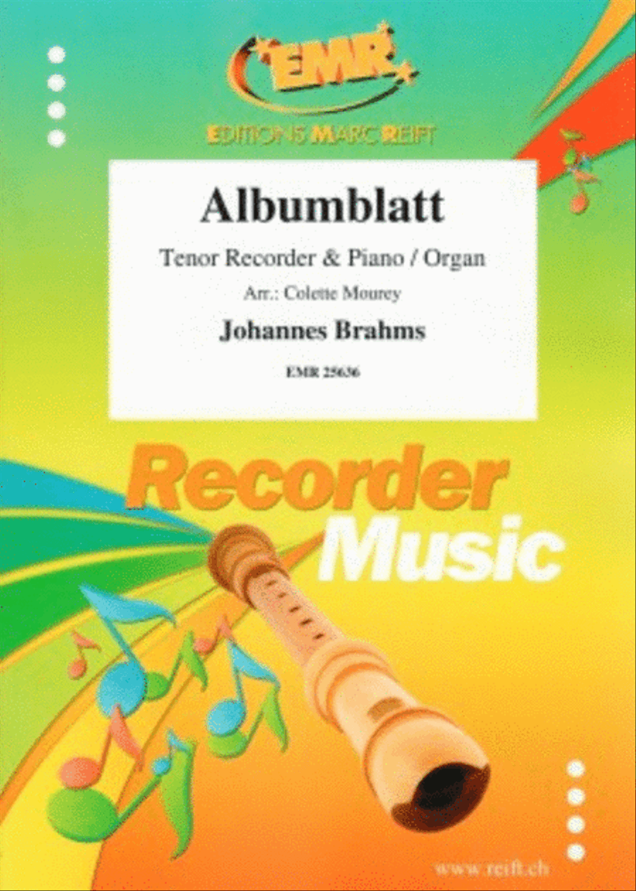 Albumblatt Tenor Recorder scores gallery preview page 1
