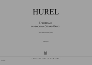 Book cover for Tombeau - In Memoriam Gerard Grisey