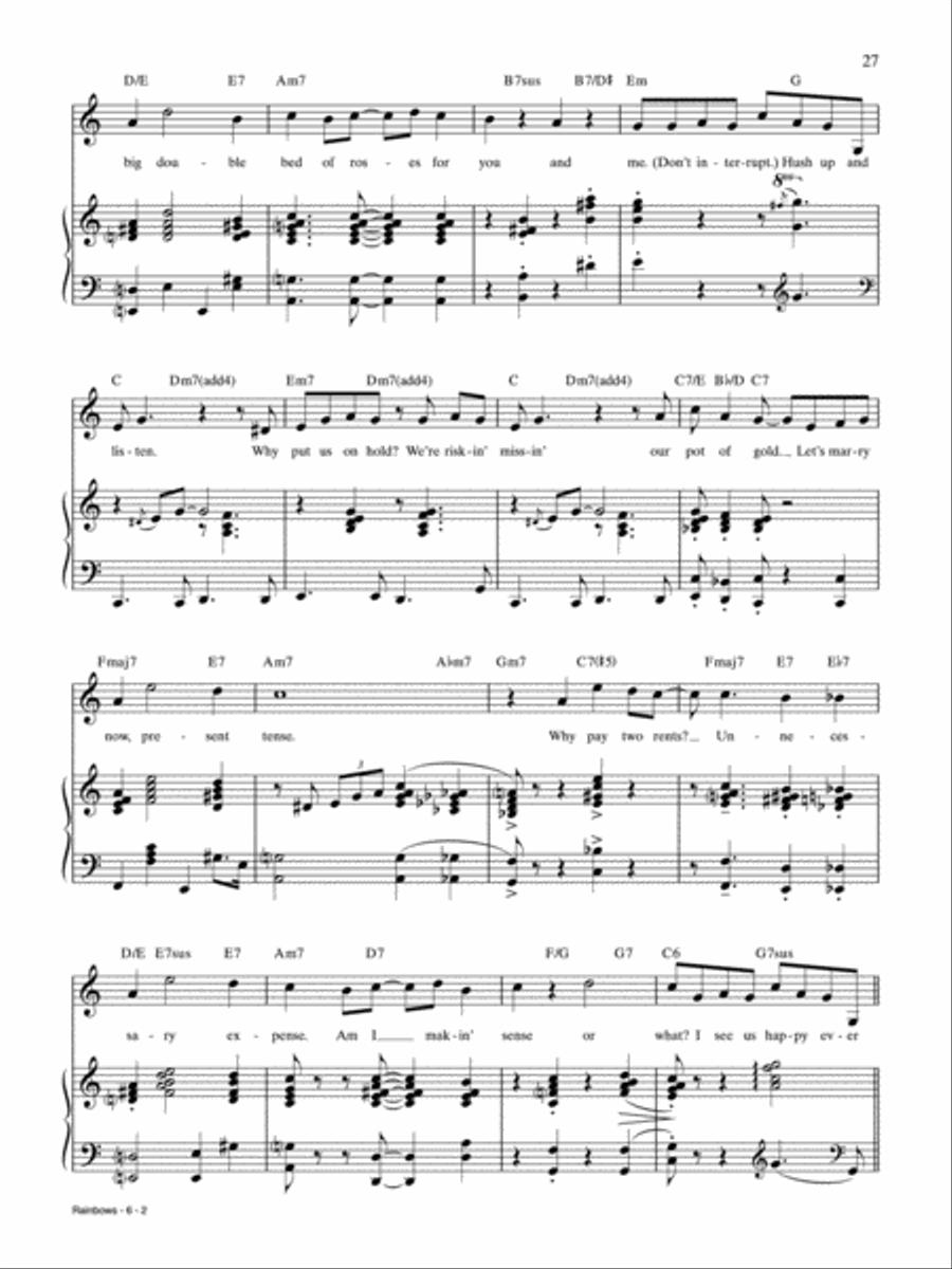 Rainbows Rainbows Piano, Vocal, Guitar scores gallery preview page 2