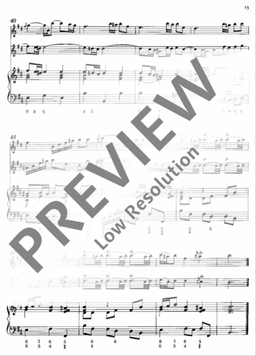 Triosonata B minor Triosonata B minor Flute scores gallery preview page 14