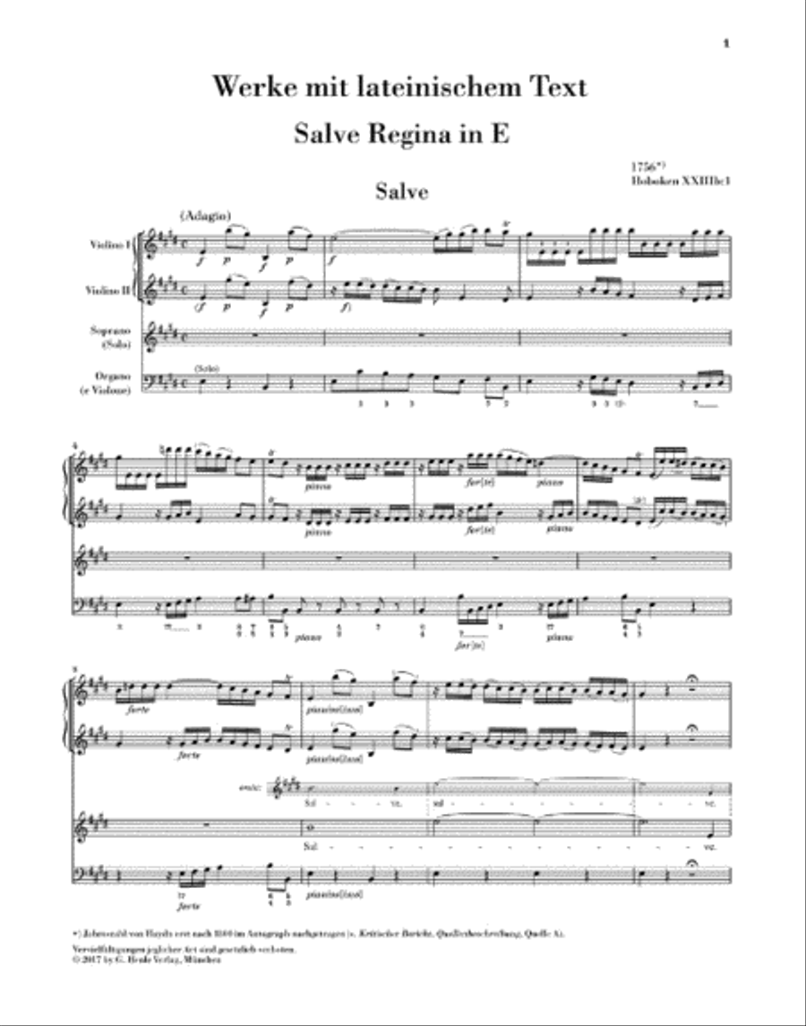 Verschiedene kirchenmusikalische Werke, 1. Folge Score scores gallery preview page 2