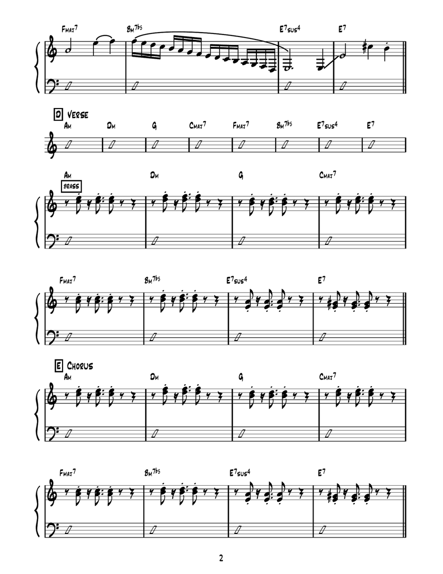I Will Survive Piano scores gallery preview page 2