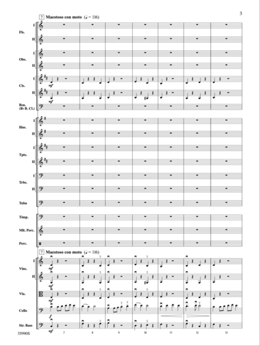Tales of Vandosar Full Orchestra scores gallery preview page 3
