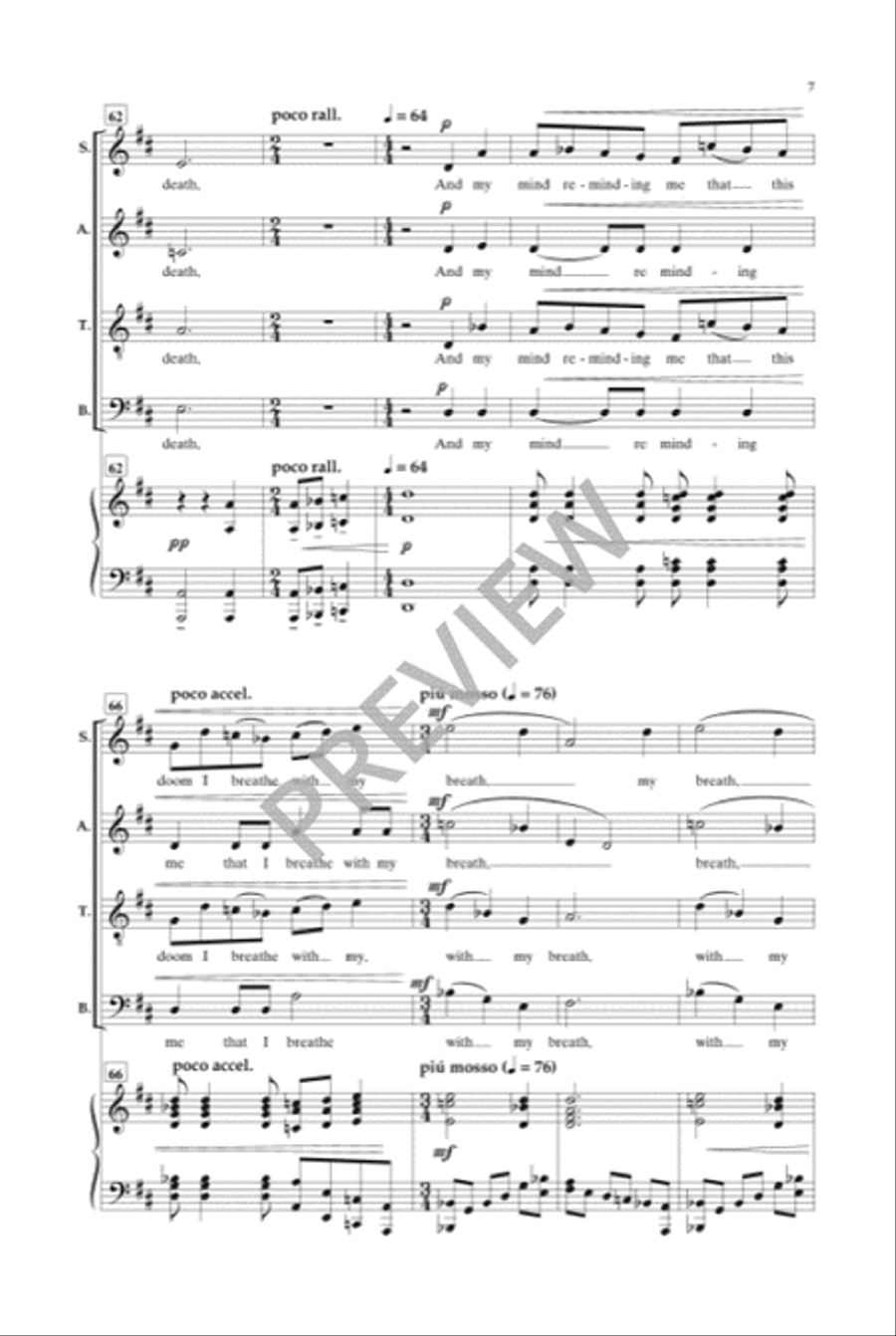 The Stars Stand Up in the Air 4-Part scores gallery preview page 8