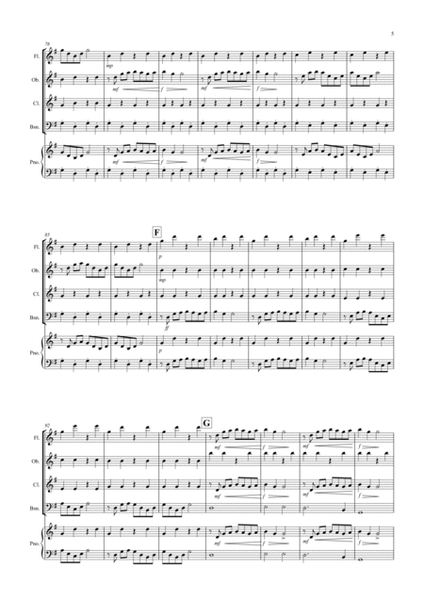 2 Classical Favourites for Wind Quartet (volume three) image number null