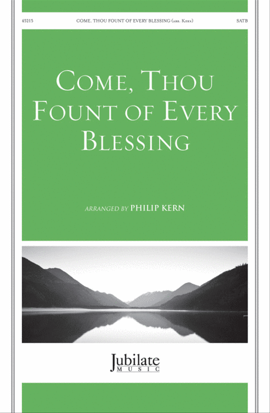 Come, Thou Fount of Every Blessing 4-Part scores gallery preview page 1