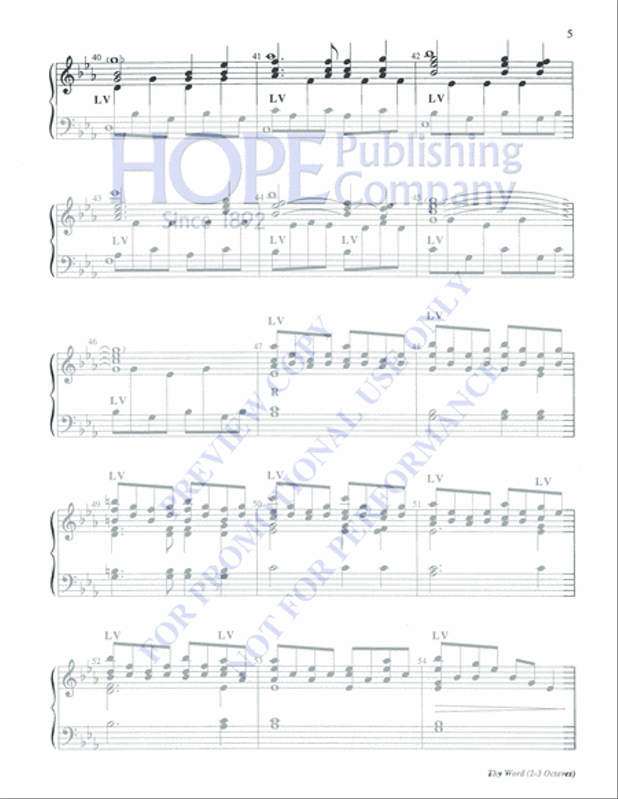 Thy Word 5-Octaves scores gallery preview page 5