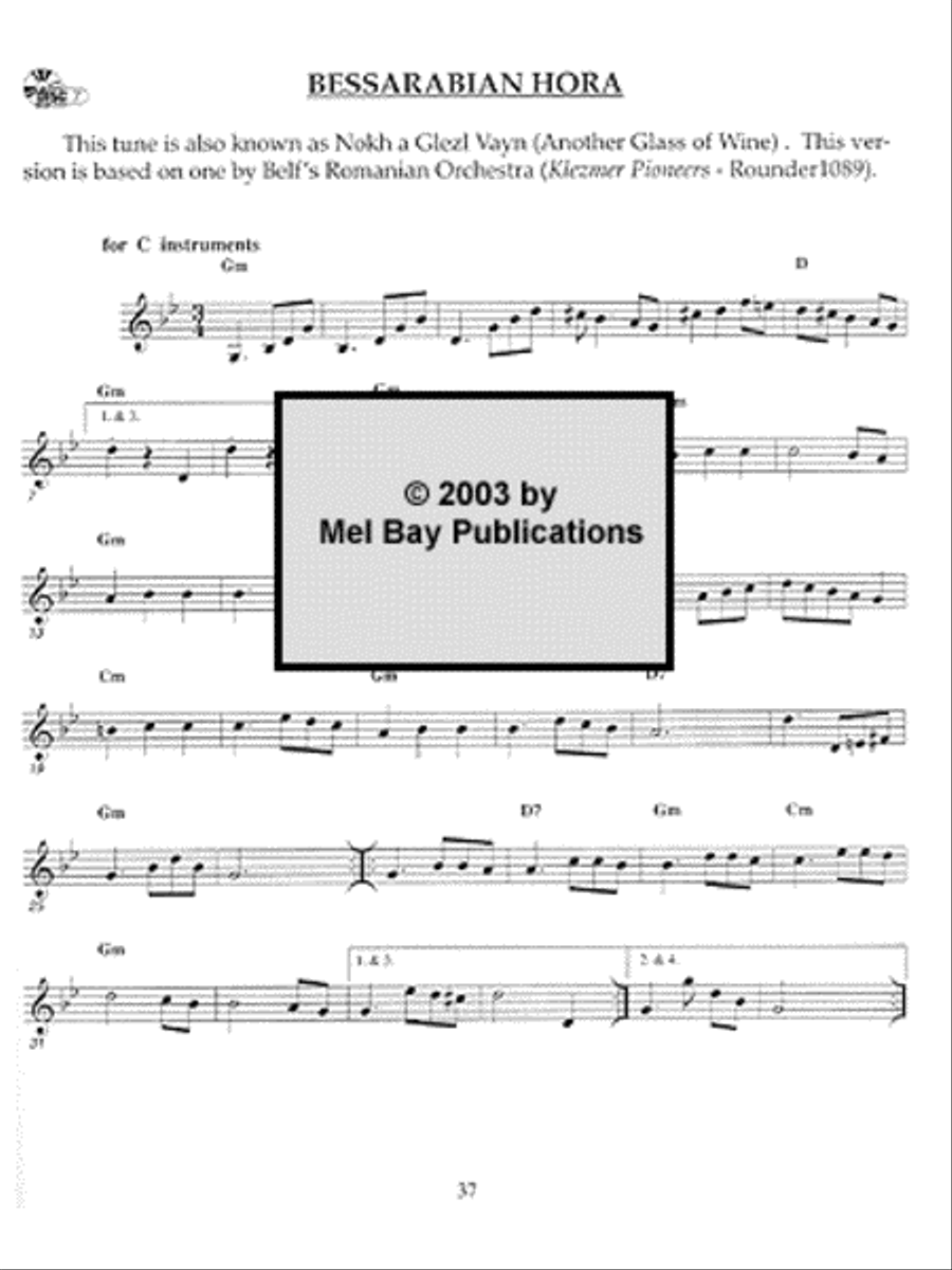 Easy Klezmer Tunes Violin scores gallery preview page 3