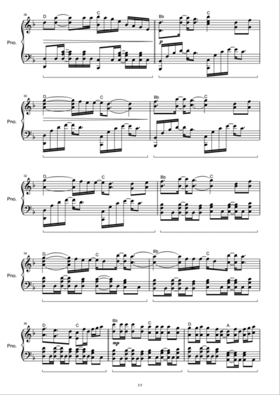 Ps5 Piano Solo scores gallery preview page 3