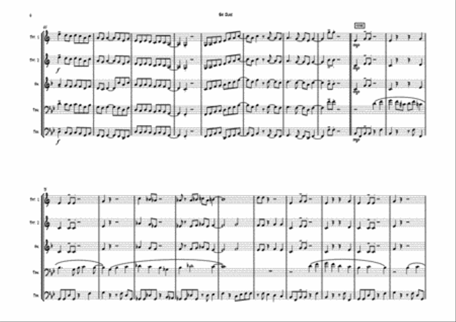 Sir Duke Sir Duke Brass Ensemble scores gallery preview page 6