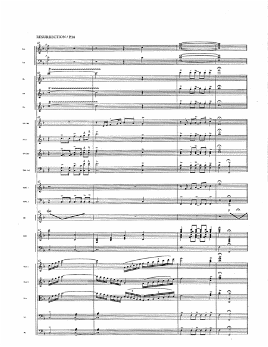 Resurrection Chorus Choir scores gallery preview page 15