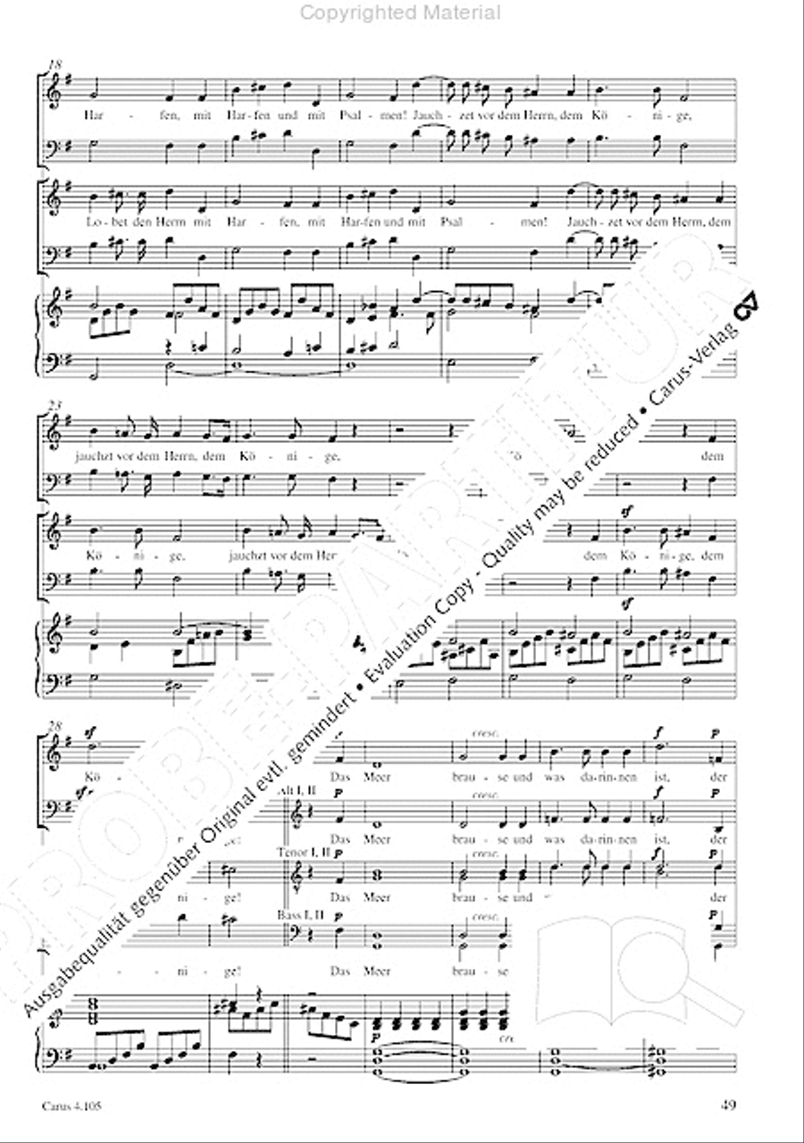 Choral collection Mendelssohn - editionchor Choir scores gallery preview page 50