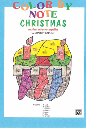 Book cover for Color by Note Christmas