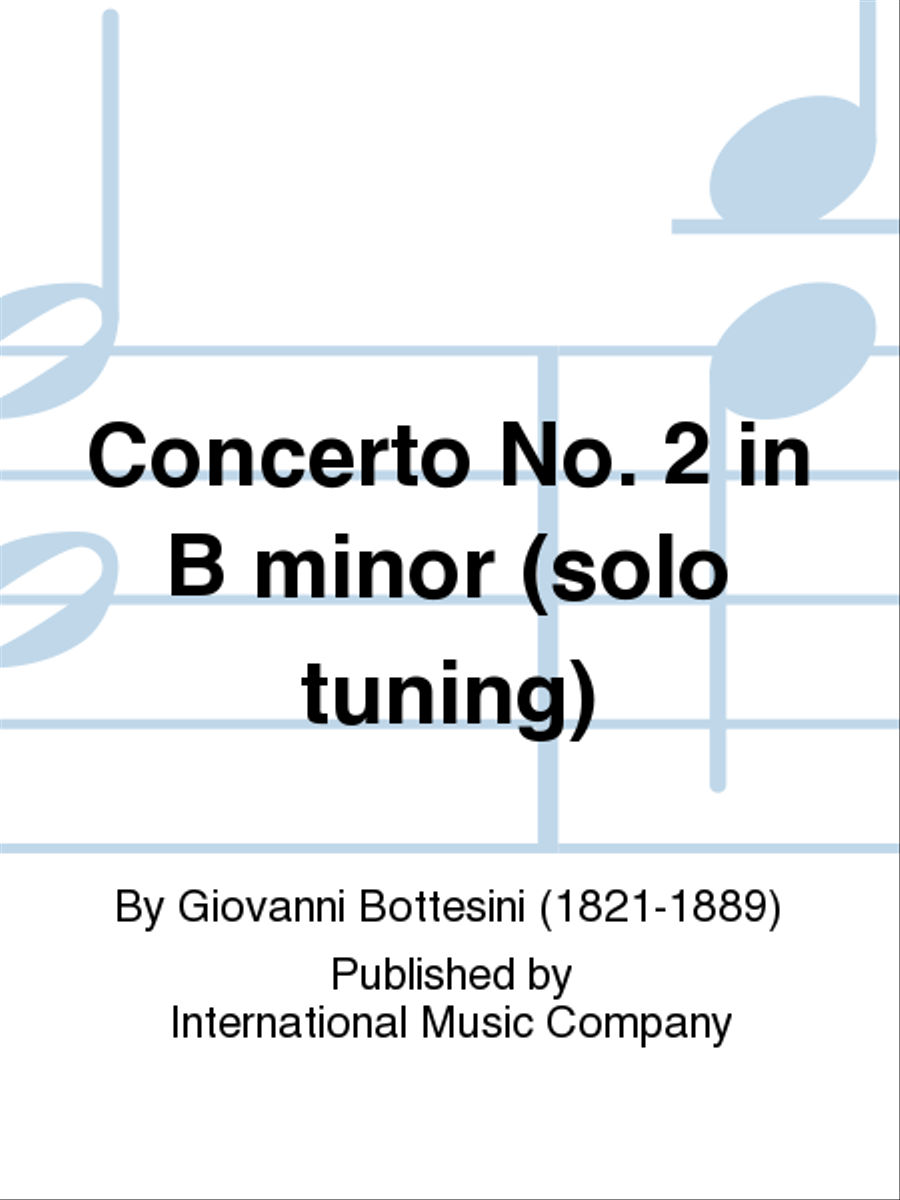 Concerto No. 2 In B Minor (Solo Tuning) Double Bass scores gallery preview page 1