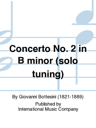 Book cover for Concerto No. 2 In B Minor (Solo Tuning)