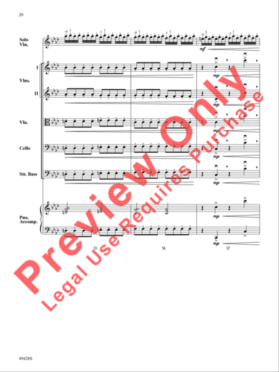 Vivaldi Rocks String Orchestra scores gallery preview page 21