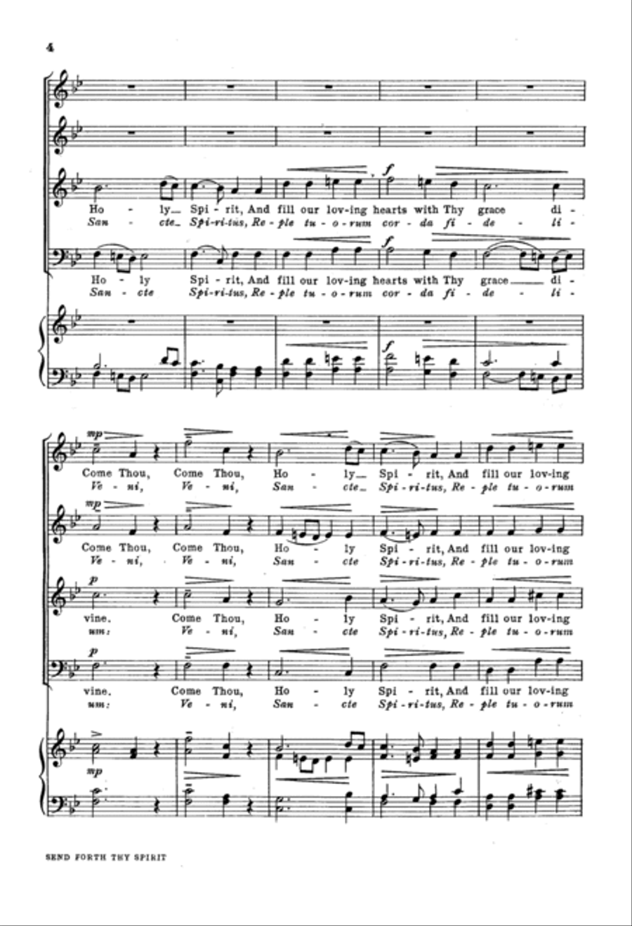 Send Forth Thy Spirit 4-Part scores gallery preview page 3