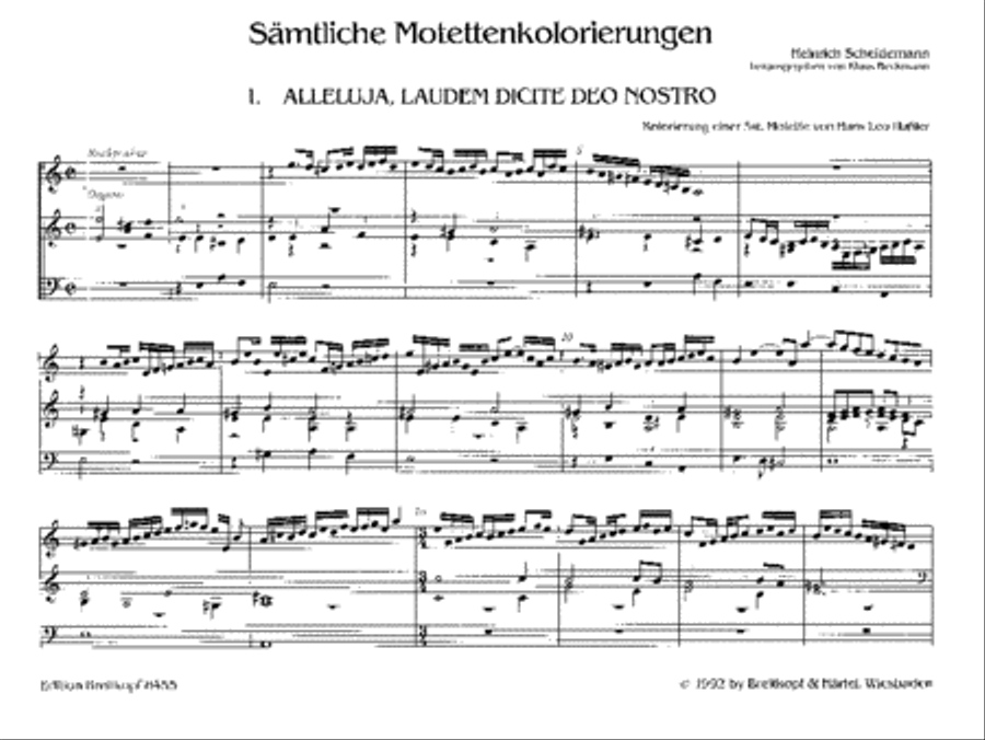 Complete Motet Intabulations Organ scores gallery preview page 2
