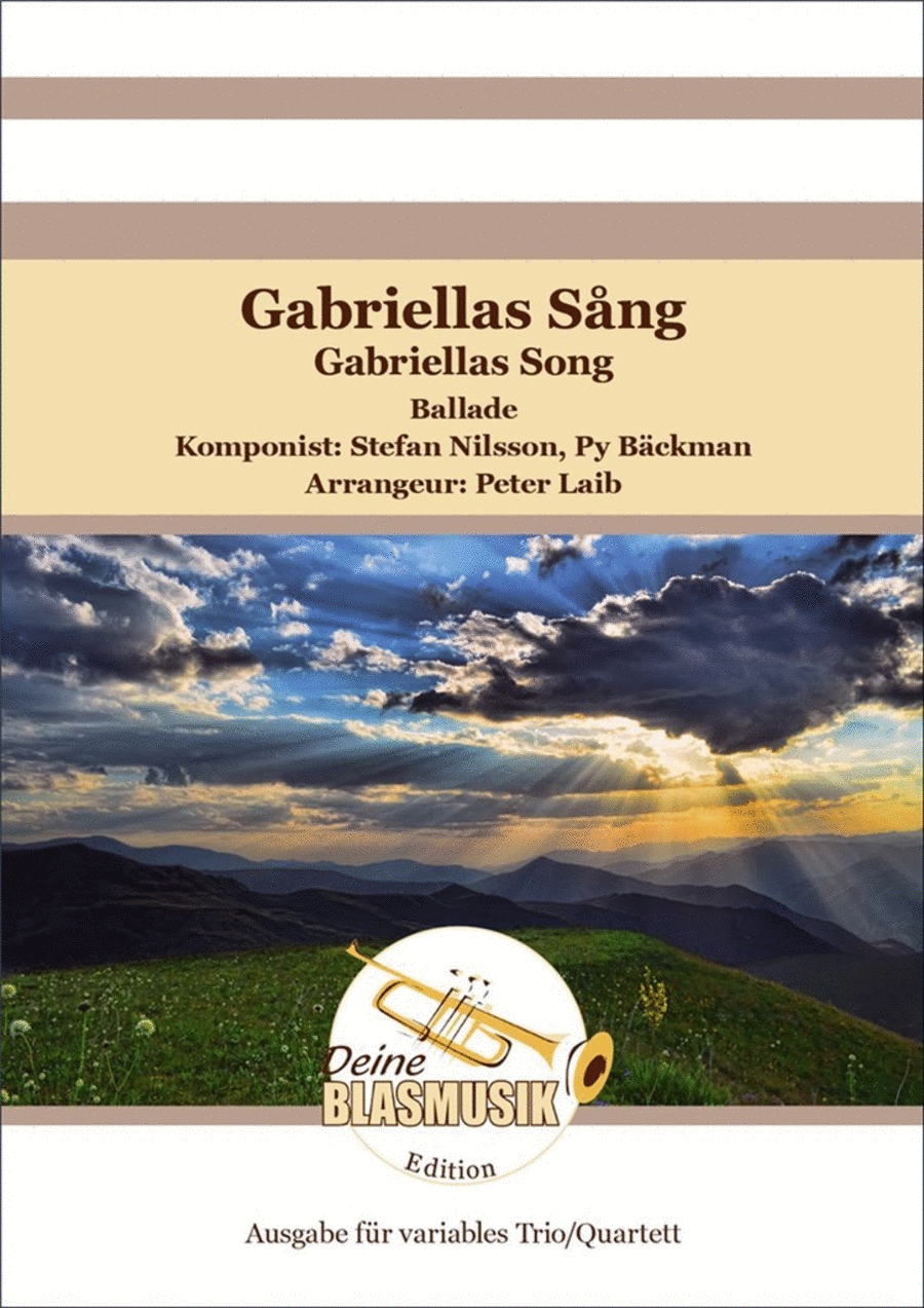Gabriellas Sång Set of Parts scores gallery preview page 1