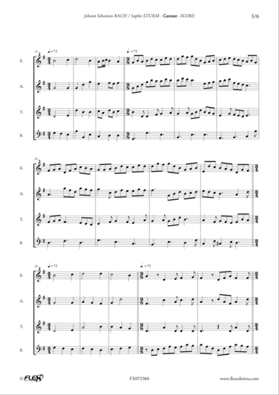 Cantate Cantate Soprano Recorder scores gallery preview page 3