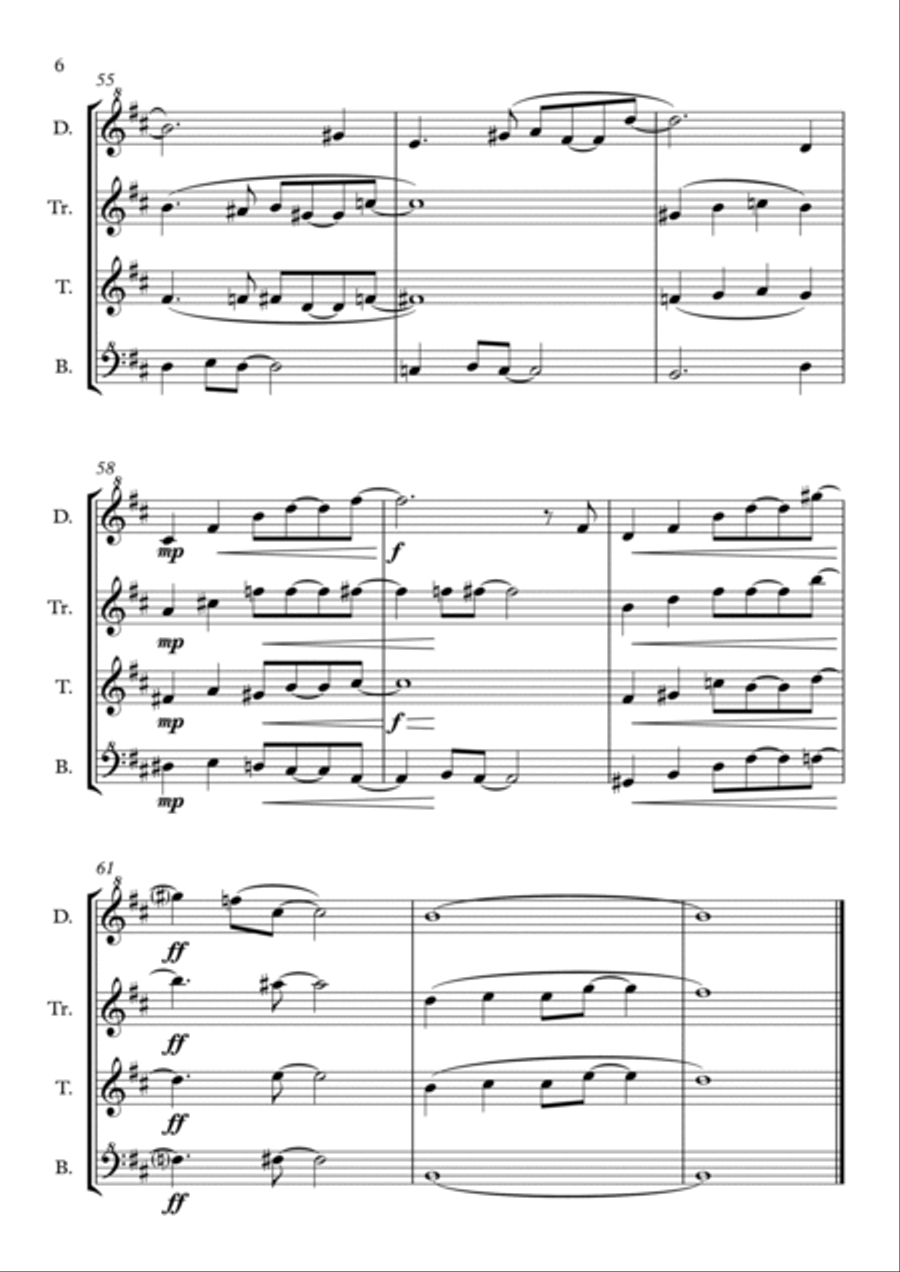 Synastry - Recorder Quartet Chamber Music scores gallery preview page 6