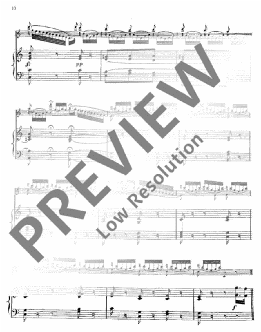 Fantaisie sur des airs écossais Flute scores gallery preview page 11