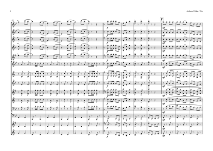 Amboss-Polka - German Polka - Oktoberfest - Trio School and Community scores gallery preview page 6