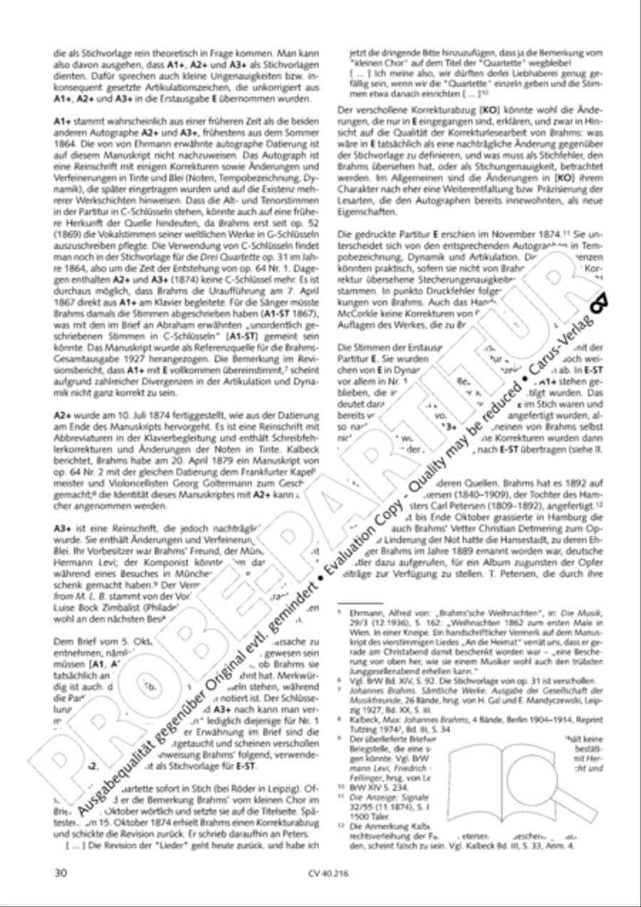 Drei Quartette op. 64 Choir scores gallery preview page 31