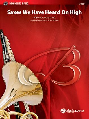 Book cover for Saxes We Have Heard on High