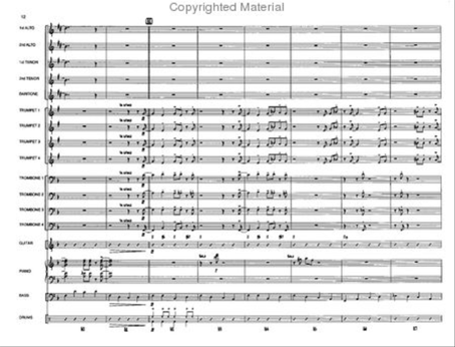 Blues for Buster Jazz Ensemble scores gallery preview page 12