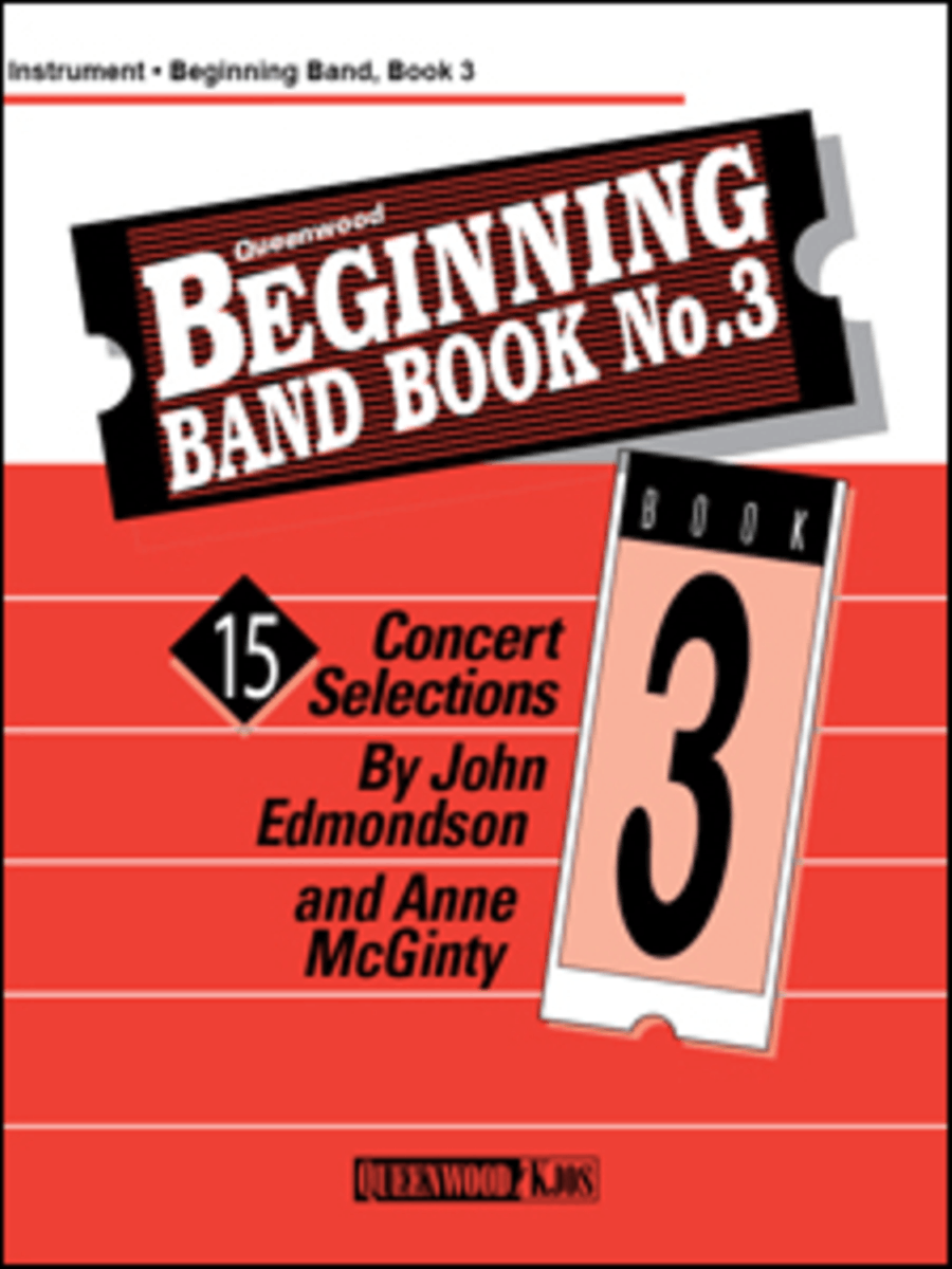 Beginning Band Book No. 3 - Alto Saxophone Concert Band scores gallery preview page 1