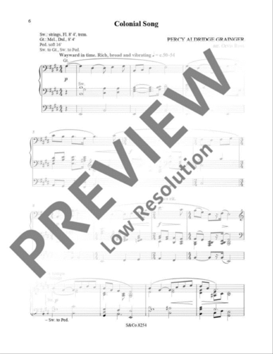 Organ Album Organ scores gallery preview page 9