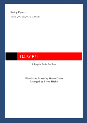 Daisy Bell (A Bicycle Built For Two)