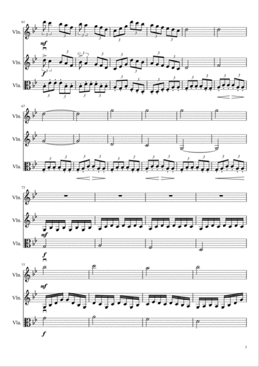 String Trio No.1 String Trio scores gallery preview page 3