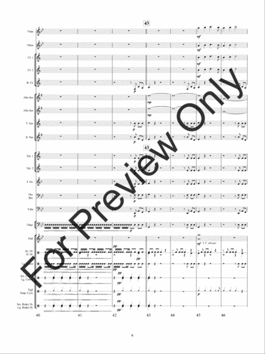 Haunted Mine Concert Band scores gallery preview page 9