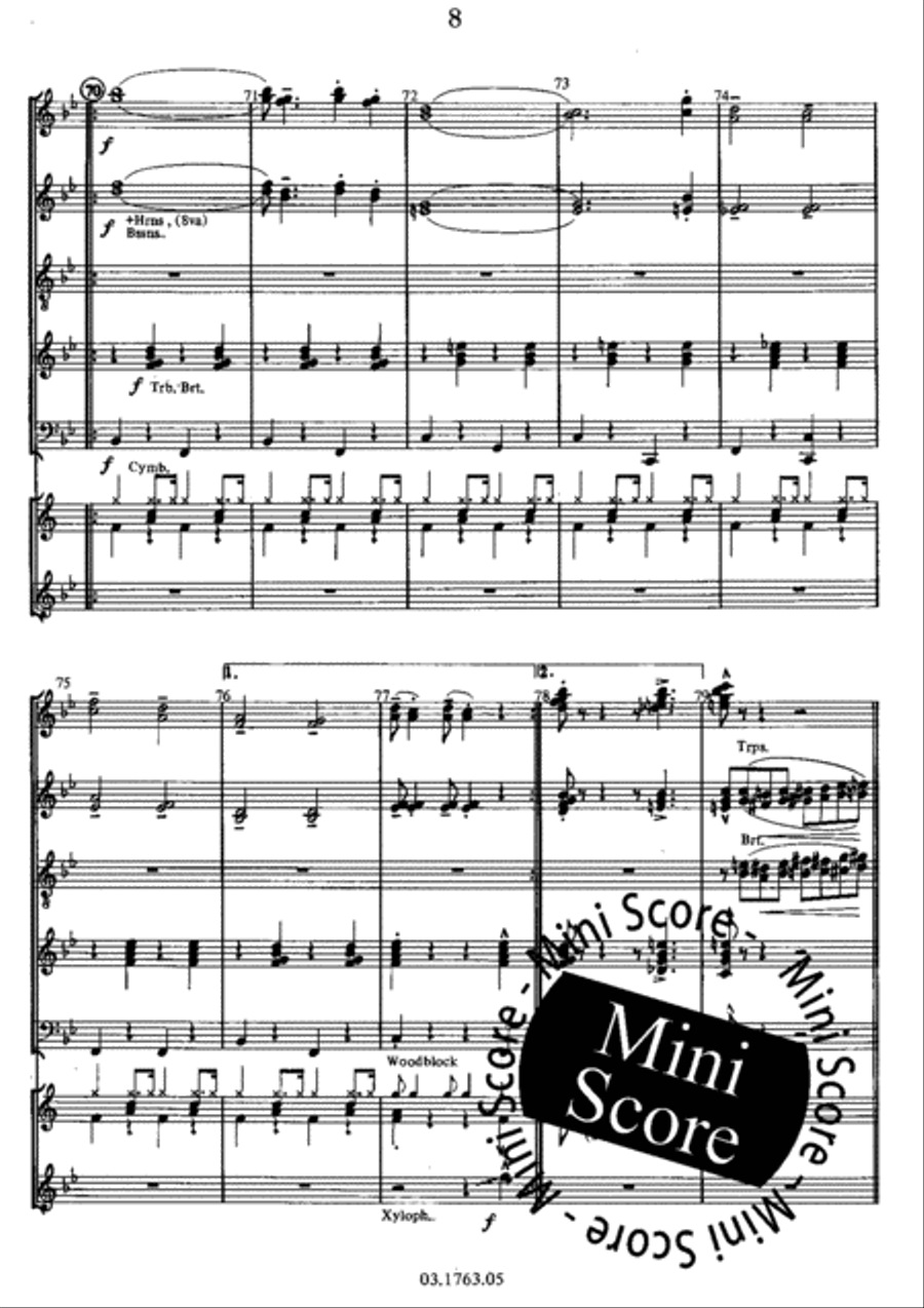Honky Tonk Ragtime Big Band scores gallery preview page 12