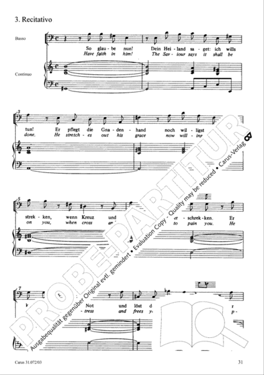 All cantate be by God's commandment (Alles nur nach Gottes Willen) 4-Part scores gallery preview page 32
