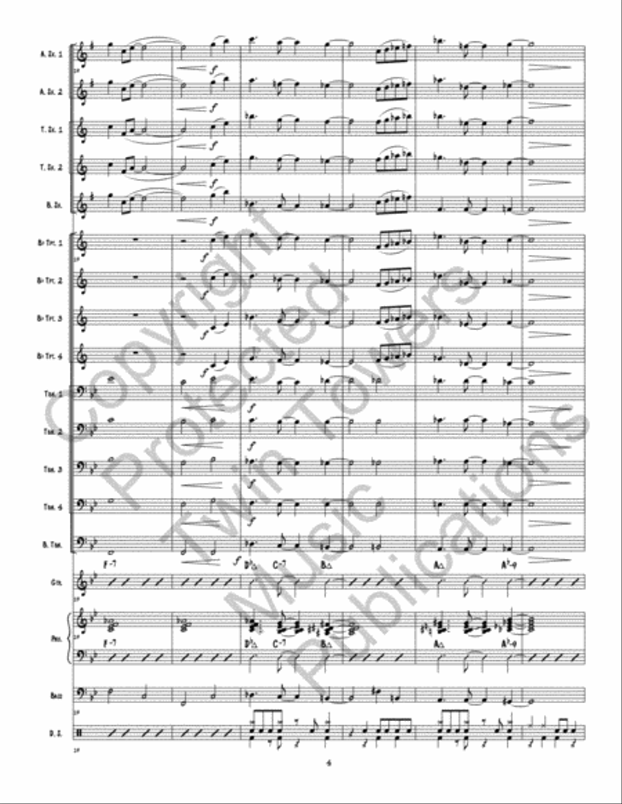 New Beginning 2.0, A New Beginning 2.0, A Jazz Ensemble scores gallery preview page 5