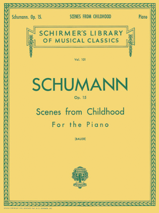 Book cover for Scenes From Childhood, Op. 15