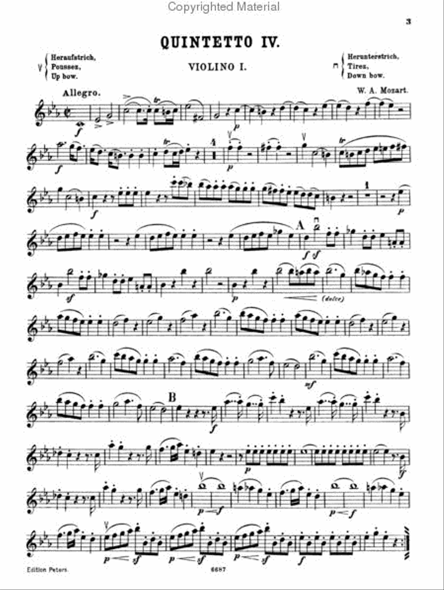 String Quintets, Volume 1 - Nos. 4-8 String Quintet scores gallery preview page 3