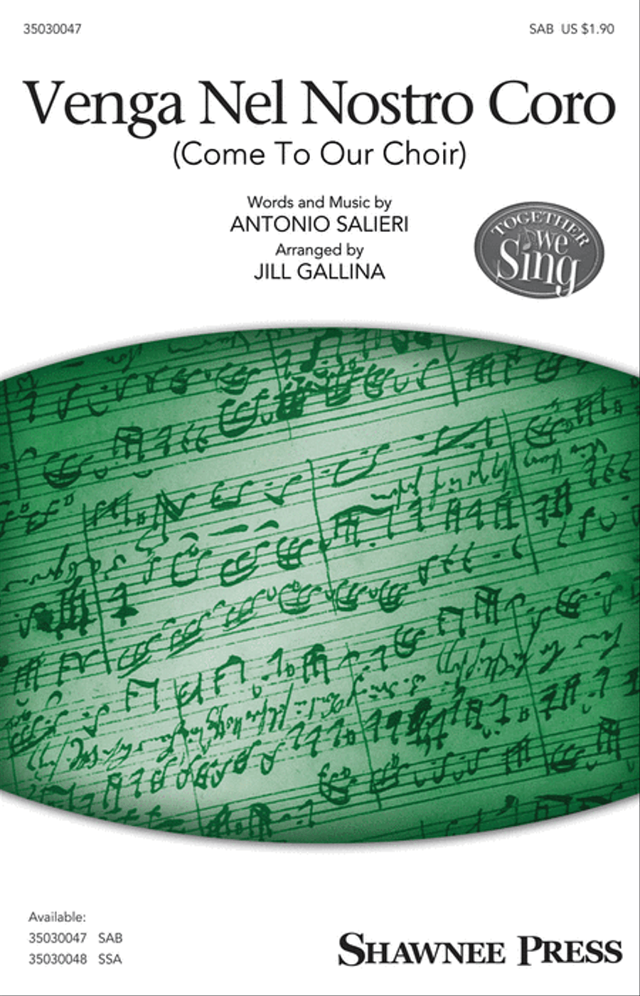 Venga Nel Nostro Coro 3-Part scores gallery preview page 1