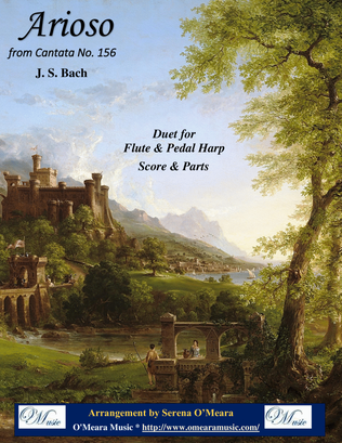 Book cover for Arioso, Duet for Flute & Pedal Harp