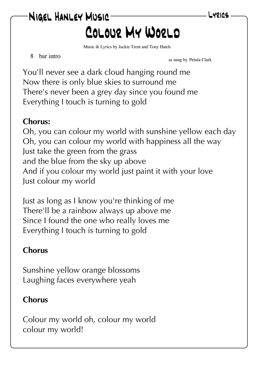 Color My World Color My World Jazz Ensemble scores gallery preview page 6