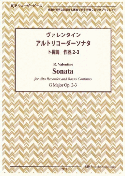Sonata G Major, Op. 2-3 image number null