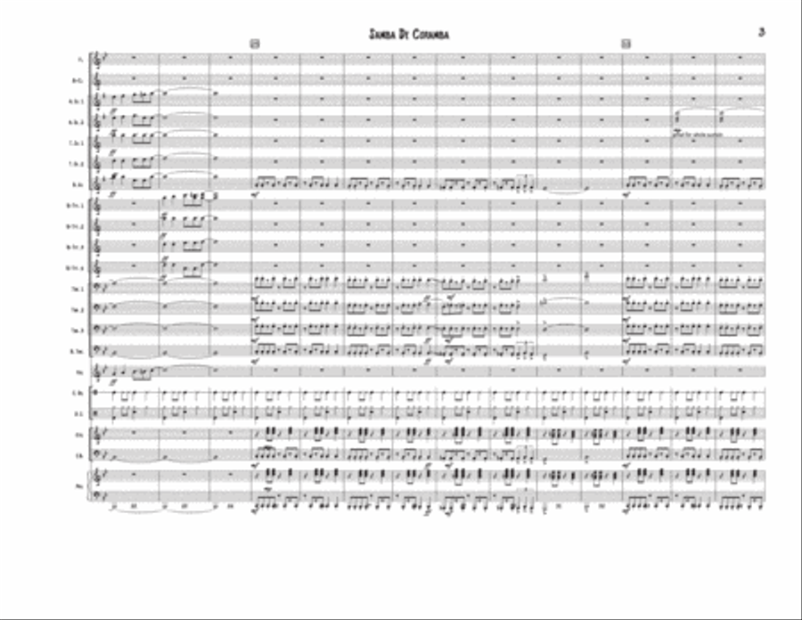 Samba De Caramba Jazz Ensemble scores gallery preview page 3