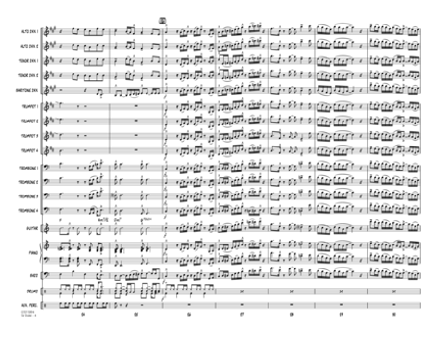 Sir Duke (arr. Michael Philip Mossman) - Conductor Score (Full Score) Jazz Ensemble scores gallery preview page 4