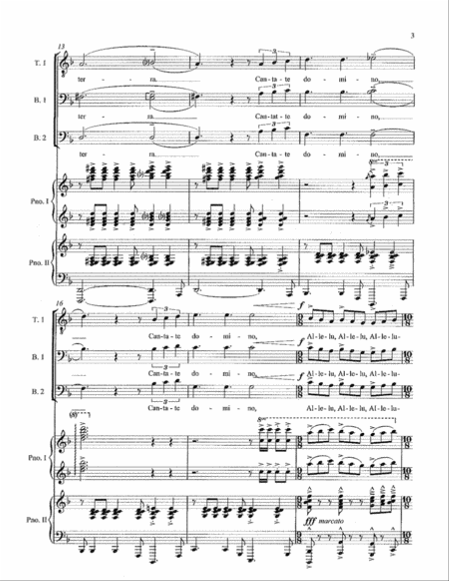 Cantate Domino (TTBB) Cantate Domino (TTBB) TTBB scores gallery preview page 3