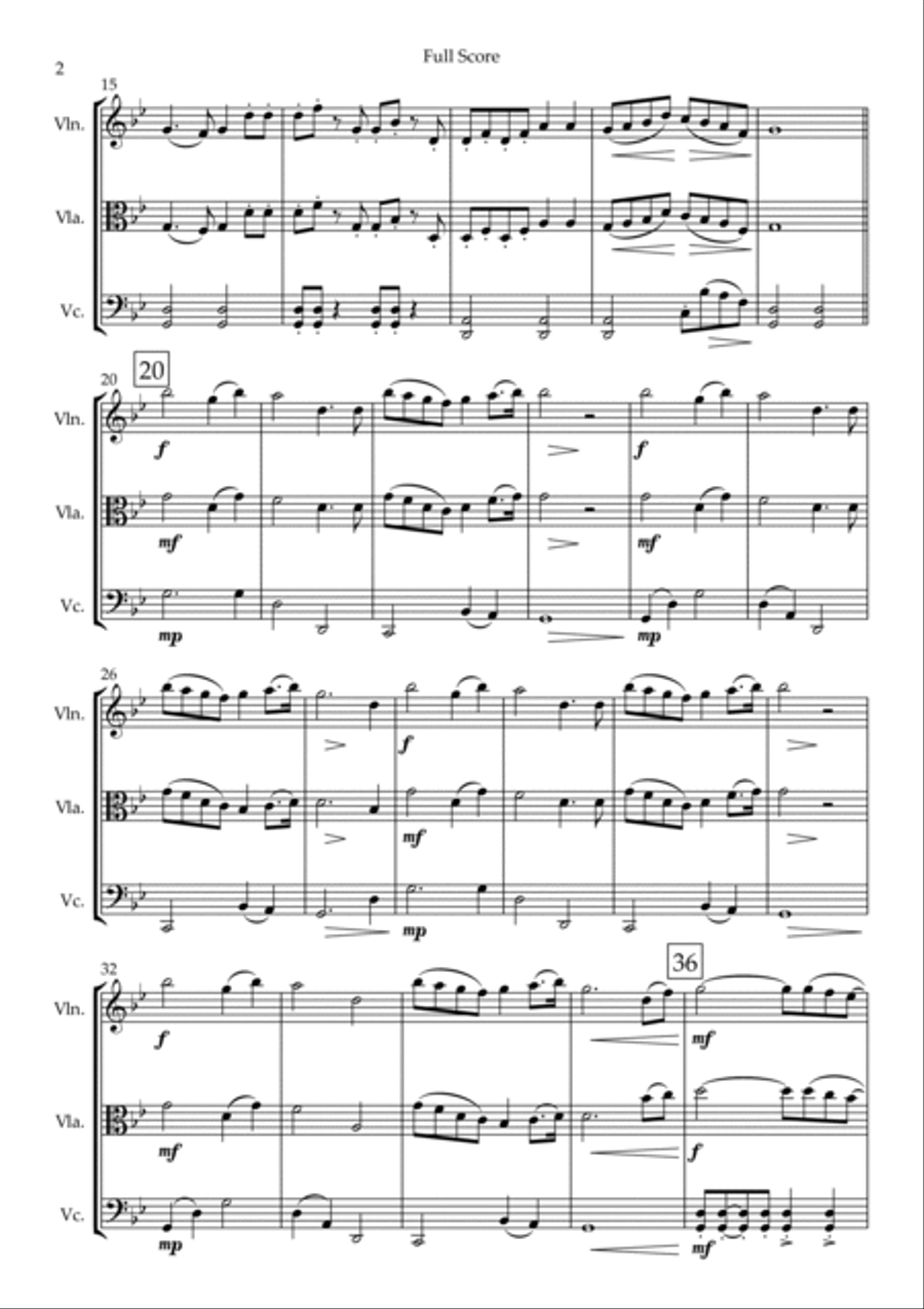 Federkleid String Trio scores gallery preview page 2