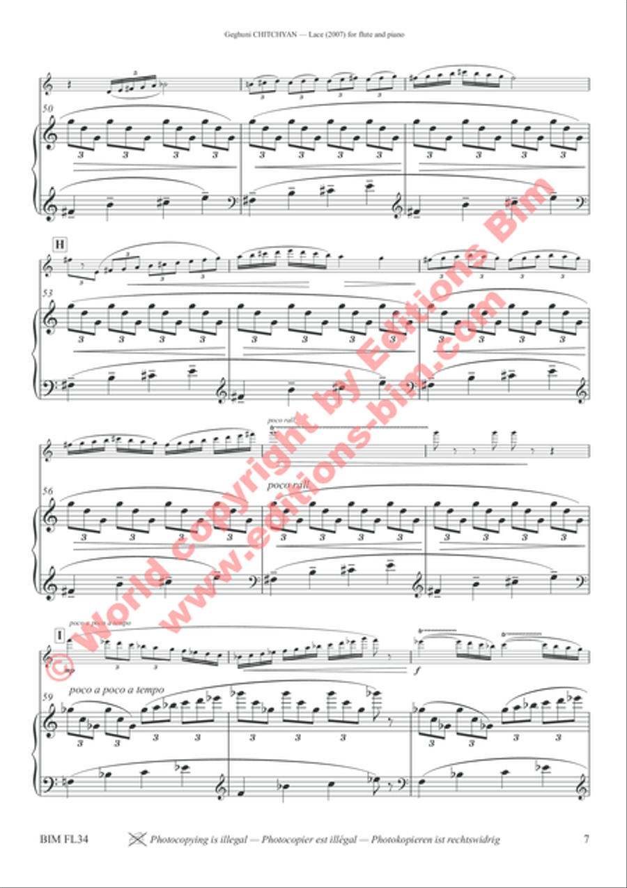 Lace Flute Solo scores gallery preview page 7