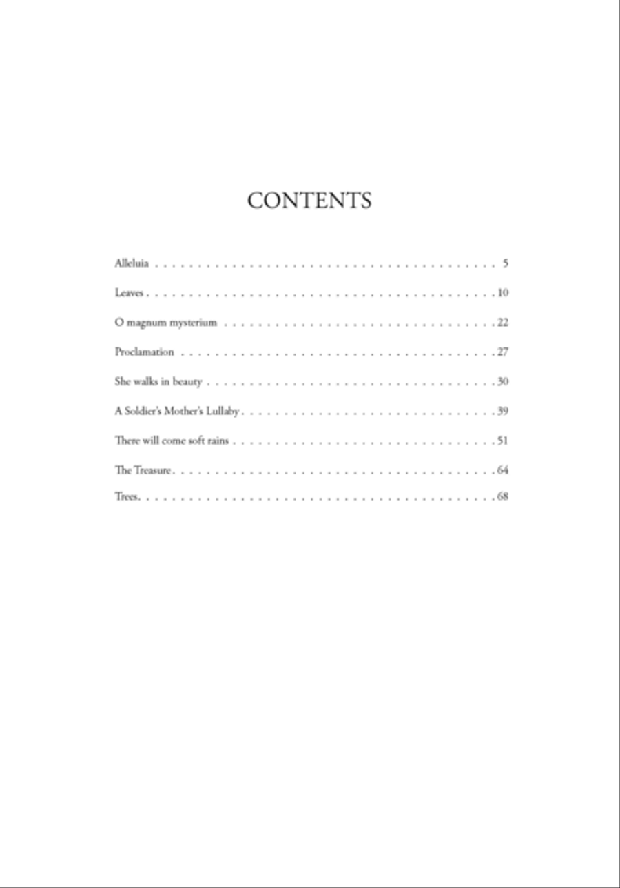 Choral Anthology 6 for Mixed Choir (SATB) 4-Part scores gallery preview page 3